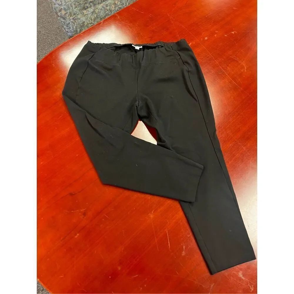 J. Jill Black Ponte Leggings Sz 2X EUC
